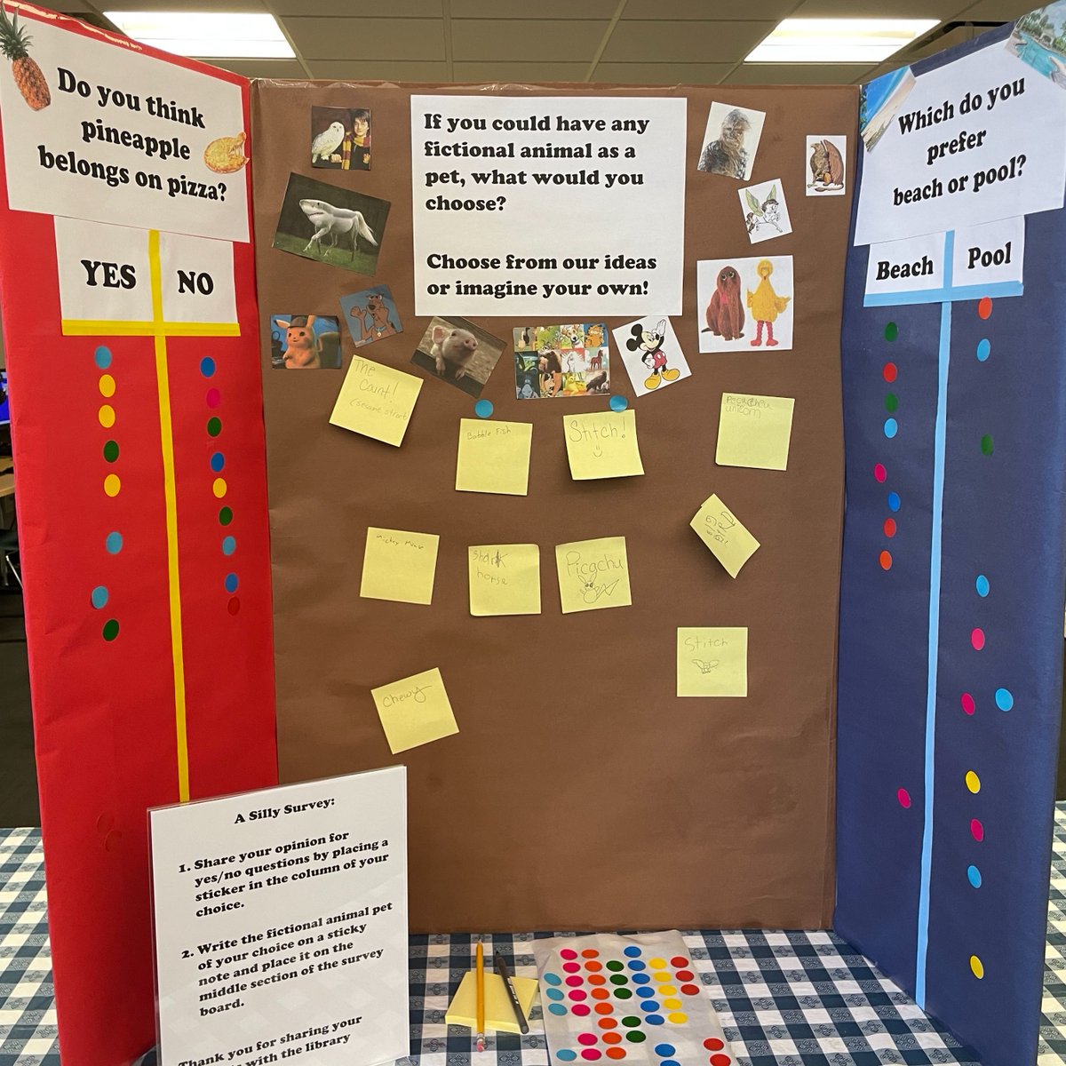 CookLibrary's tweet photo. 10/10 kiddos LOVE silly surveys! Stop by #CookParkLibrary or #AspenDriveLibrary to answer ours! ππ
Want to conduct your own survey? Check out any of these titles and see what your friends have to say!
#sillysurveys #summerfun #thisorthat https://t.co/naP0Sreq5b