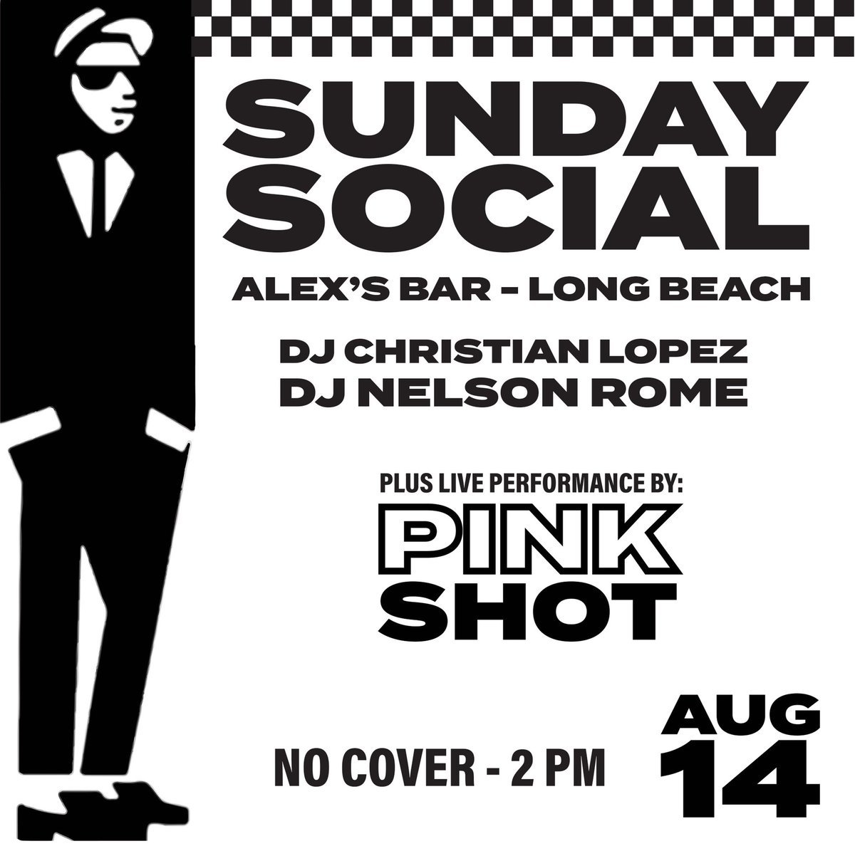 PinkShotMusic's tweet image. First show. @alexsbar (no, we’re not a ska band)