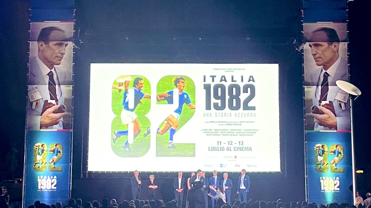 Museo_MAXXI's tweet photo. Questa sera siamo lieti di ospitare la proiezione del documentario #Italia1982 - Una Storia Azzurra, per rivivere insieme i magici istanti e le emozioni che dopo 40 anni rimangono ancora nel cuore di tutti gli italiani https://t.co/bOyfEWrDzs
