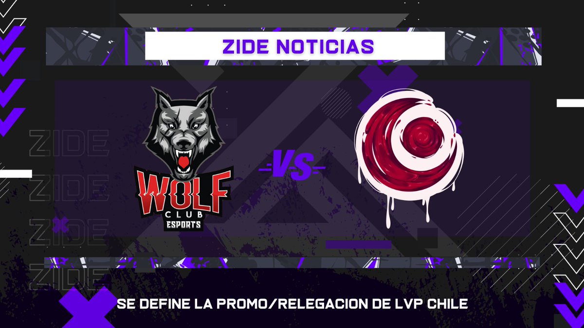 🗞 Zide Noticias 🗞

📢 ¡A todo o nada! Hoy los lobos de <a href="/WolfclubeSports/">Wolf Club eSports</a> defenderán su lugar en la LVP Chile frente a <a href="/EclipseGamingCL/">Eclipse</a> el representante de los CN desde las 18hs🇨🇱

🫡 ¡Les deseamos suerte a ambos hoy en la Grieta del Invocador!

¿Ustedes a que equipo alentaran?