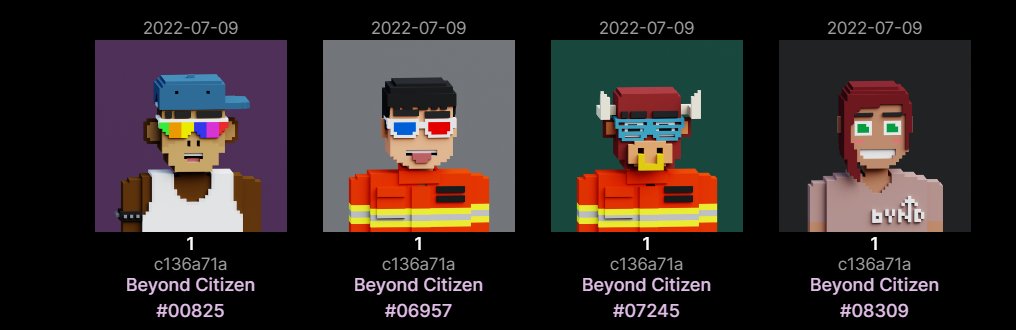 got me some beyond citizens ! #beyondcitizens