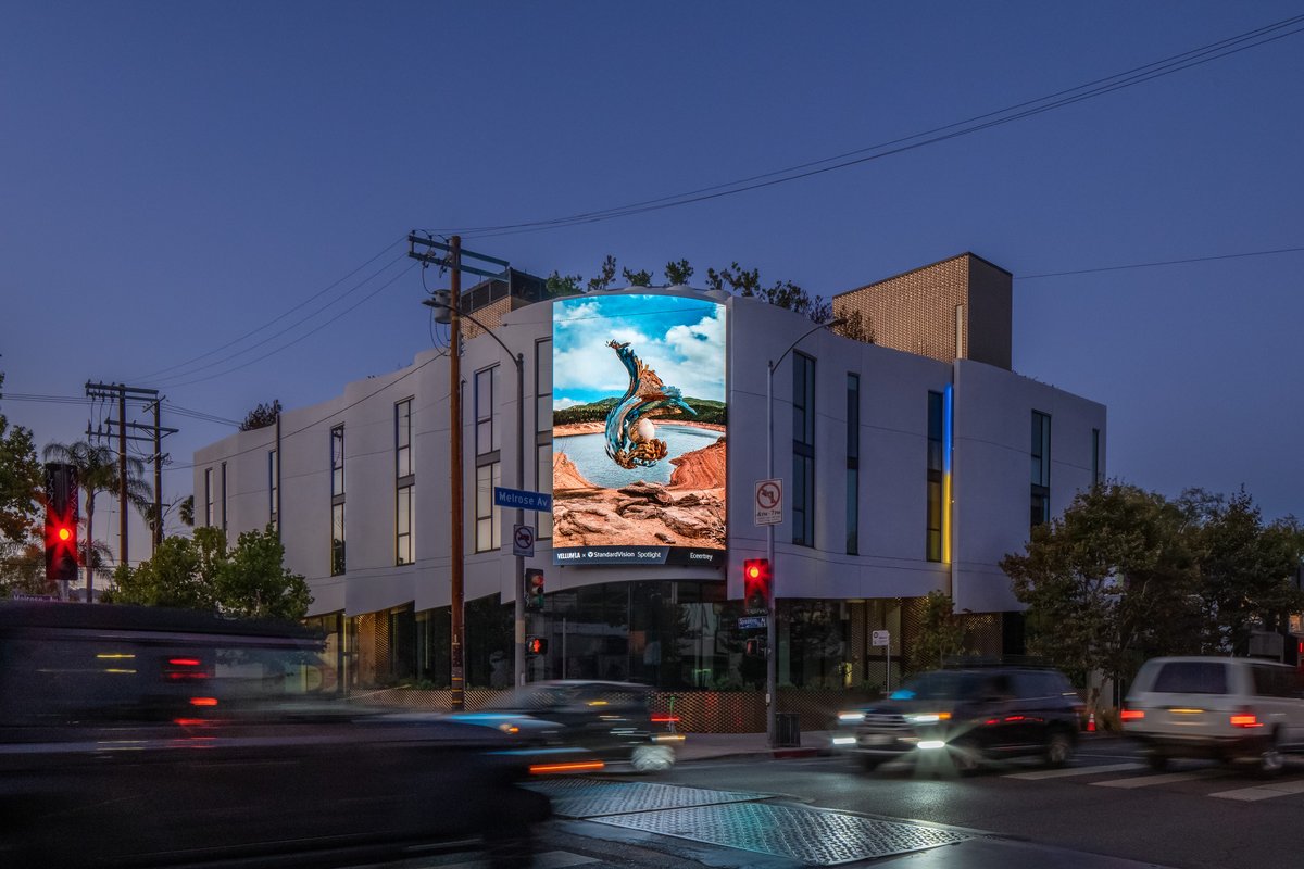 vellumla's tweet photo. We’re excited to share our month-long outdoor exhibition at Vellum LA with AR/VR artist and photographer @eceertrey in collaboration with @standard_vision . https://t.co/SI9YMvlGu1