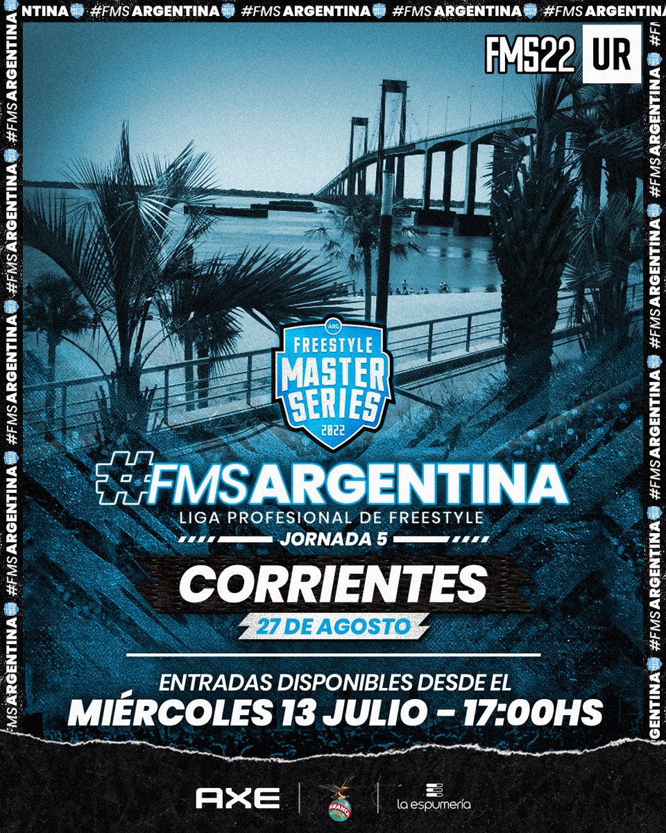 fms_argentina's tweet photo. ¡CORRIENTES! NOS VEMOS EN AGOSTO 😍

Estamos muy contentos de volver a una de las provincias que mejor nos recibió 🤩

📌 Sábado 27 de agosto / Jornada 5 de la liga https://t.co/nO7rxELIgn