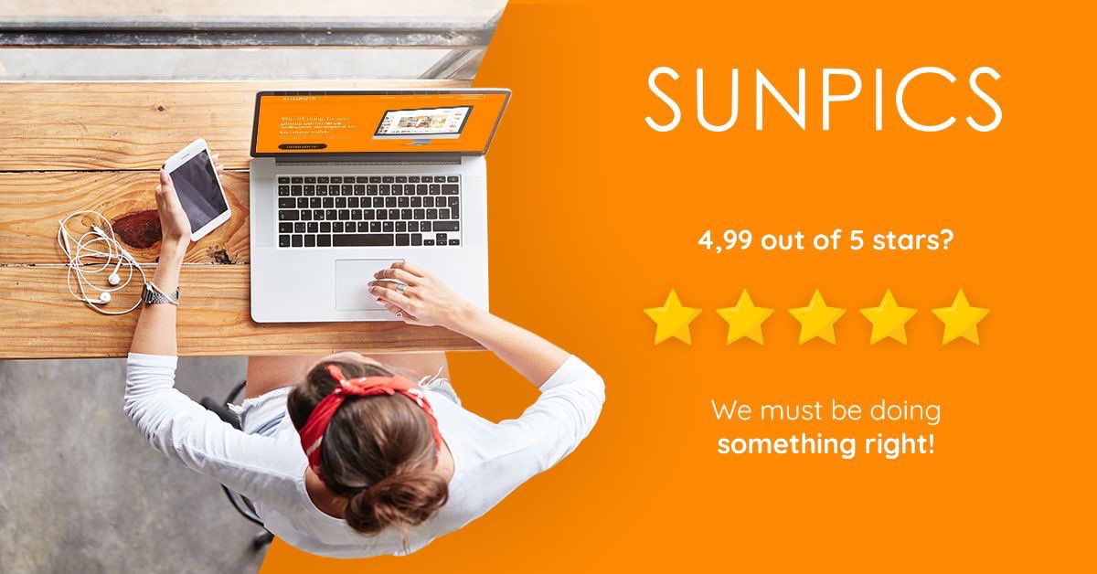 AdigitalBook's tweet image. Our customer satisfaction is through the roof!

We&apos;re thrilled to share that in the second quarter of the year, we had more than 675 tickets open rated with an average of 4,99 out of 5 stars! Yes, 4,99! 🙌

We must be doing something right.🙂

 #SunpicsSoftware #PhotoLabs