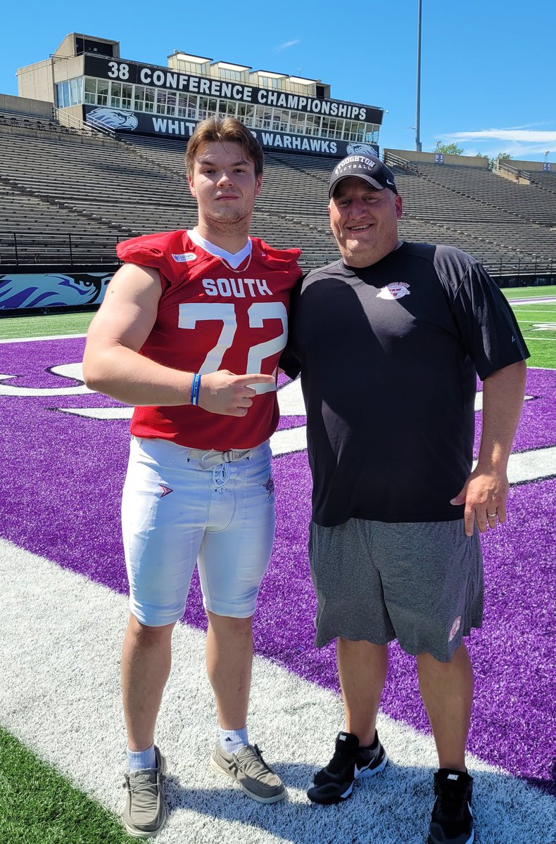 @GabeRousseau1 and <a href="/Coach_J_Becker/">Jason Becker</a> are proud to represent Stoughton at the <a href="/wifca/">WiFCA</a> All Star Game on Saturday! It's going to be a great week! #SouthLargeAllStars