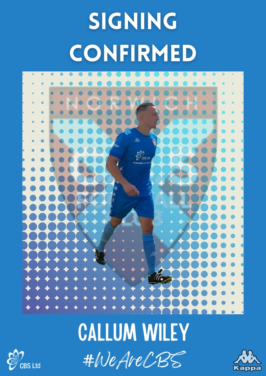 NorwichCBSFC's tweet photo. We're delighted to confirm that @Callum_Wiley has committed for the 22/23 season.
The versatile defender was an ever present in the starting 11 last season, his pace, strength & tackling just a few of the attributes that made him a favourite with everyone at the club.
#WeAreCBS https://t.co/LIMj70SHMS