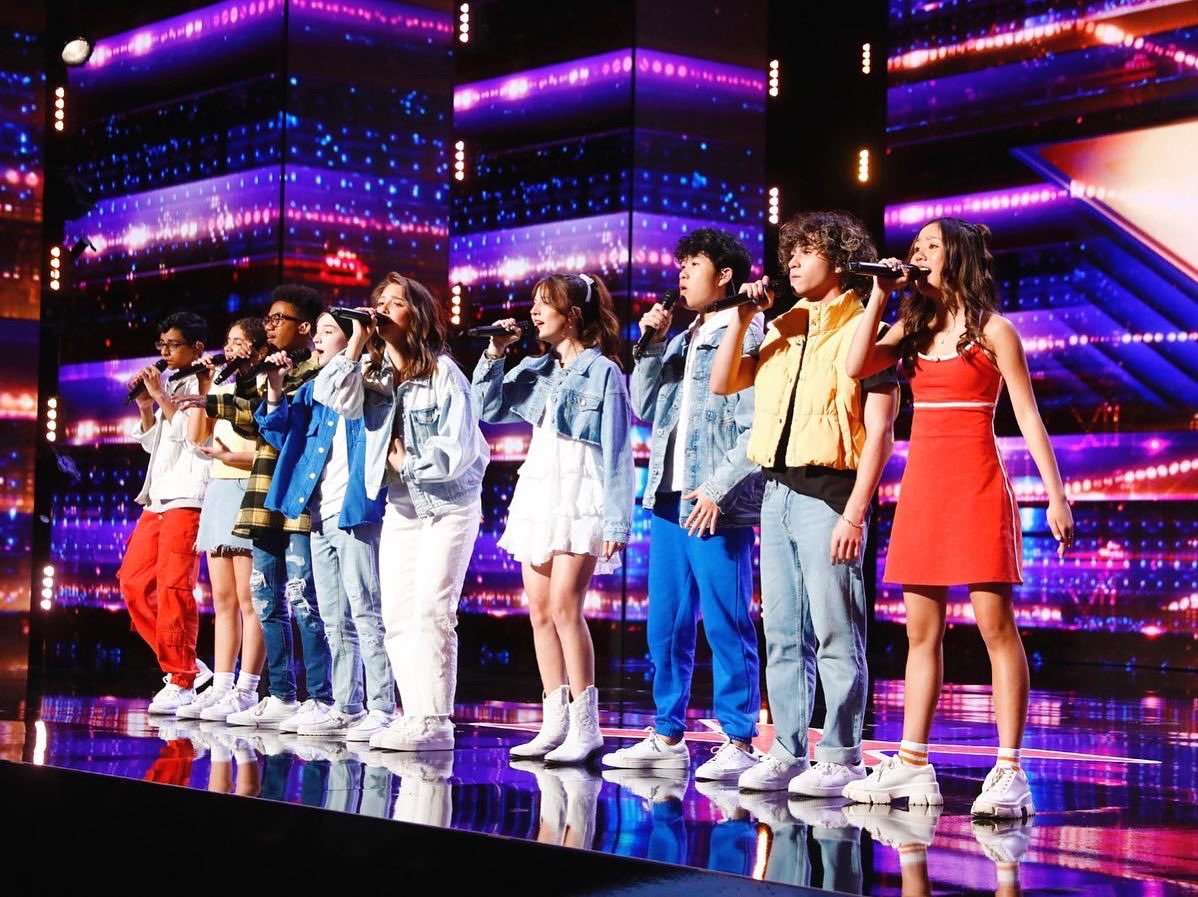 GageButlerSings's tweet photo. Well…tune in to see Gage and the @acapopkids on @AGT                                     🤩BIG NEWS!🤩 We are SO excited to share that we have auditioned for America’s Got Talent! You can watch us tomorrow evening at 8pm EST/5pm on @nbc! This performance means the world to us! https://t.co/VT3r6gHwJs
