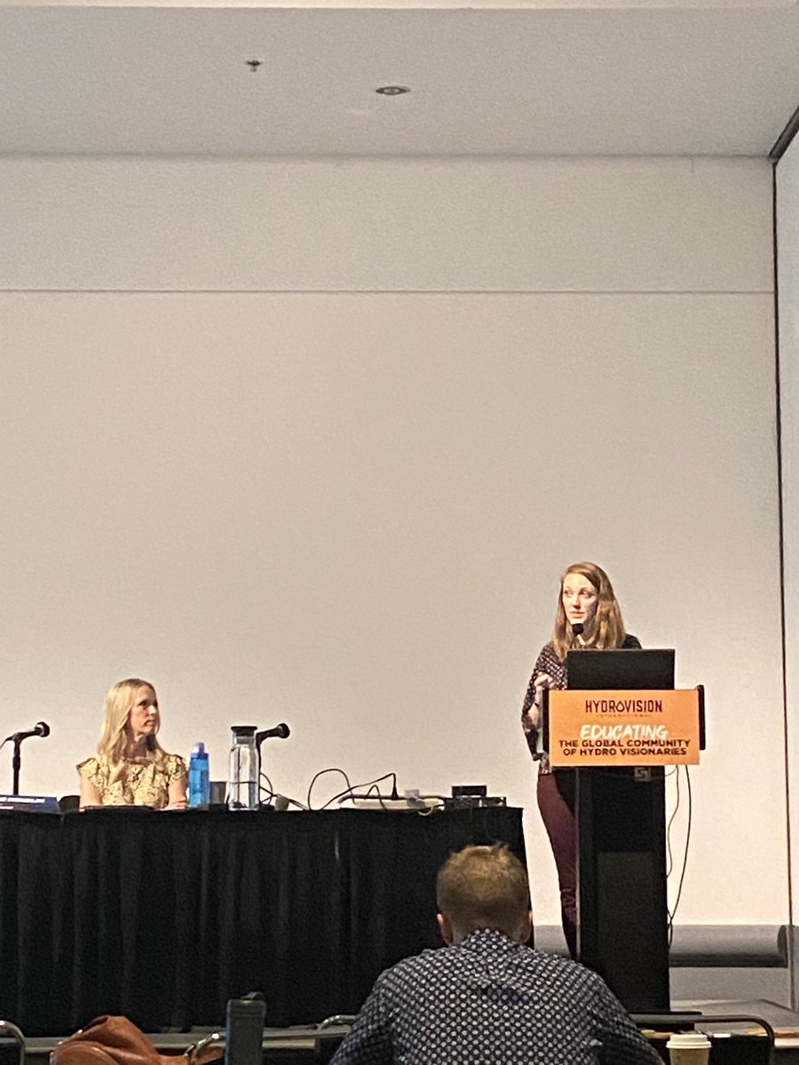 MarkKillgore's tweet photo. Alison Johnson opens ⁦@NREL⁩ Hydropower Workforce Workshop ⁦@HYDROVISIONIntl⁩ discussing the challenges of attracting nextgen workers https://t.co/cPFCBy525M