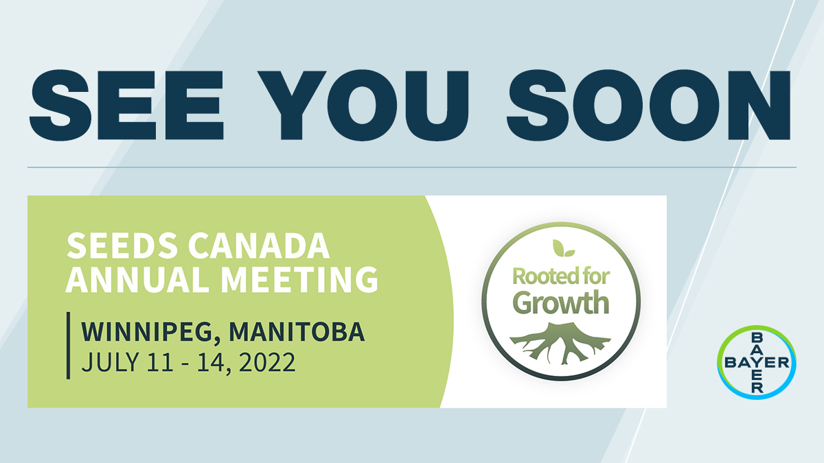Seeds Canada Annual meeting is this week in Winnipeg. We are thrilled to be a titanium sponsor of this event and host the Wednesday evening banquet. We are excited to see you all at the #SCAnnualMtg2022. To learn more about this event click here: pheedloop.com/SCAnnualMtg202…