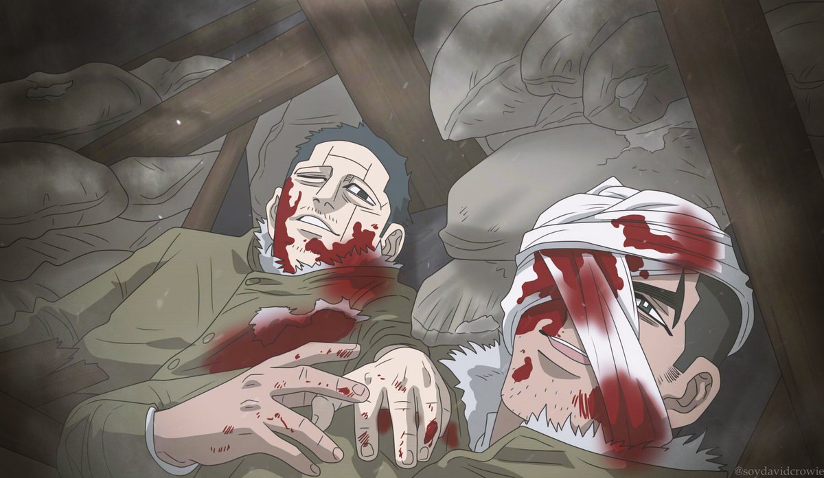 soydavidcrowie's tweet photo. 'I'm the only one who trusts you.' #goldenkamuy #ゴールデンカムイ #nodasatoru #野田サトル #有古力松 #arikorikimatsu #ipopte #イポㇷ゚テ #菊田杢太郎 #kikutamokutarou #mrkikuta https://t.co/yc4Bzmh2Qe