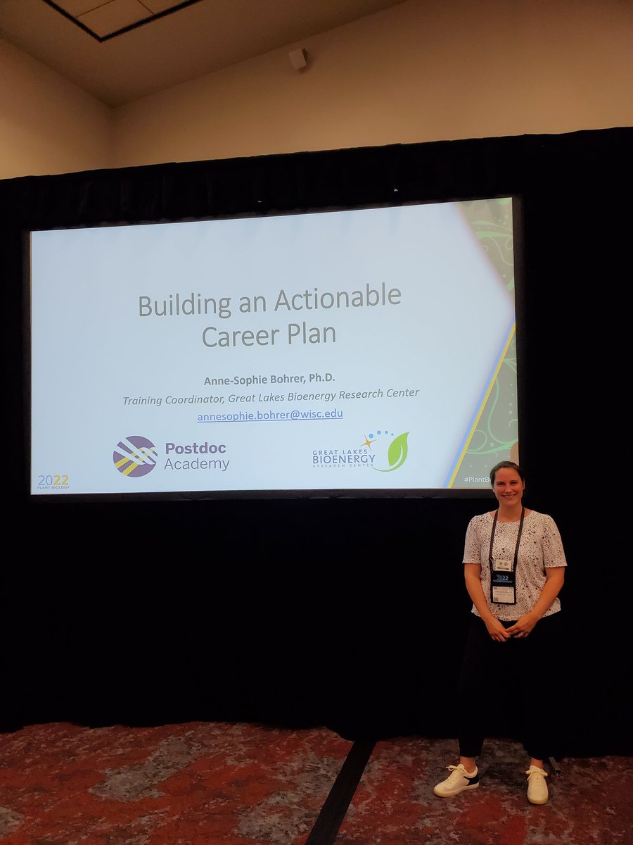 Anne-Sophie Bohrer, PhD (@ansobohrer) on Twitter photo About to begin my #profdev workshop representing <a href="/postdocacademy/">The Postdoc Academy</a> at the #PlantBio22 conference! Excited doesn't begin to describe how I am feeling! 😁 About to begin my #profdev workshop representing <a href="/postdocacademy/">The Postdoc Academy</a> at the #PlantBio22 conference! Excited doesn't begin to describe how I am feeling! 😁