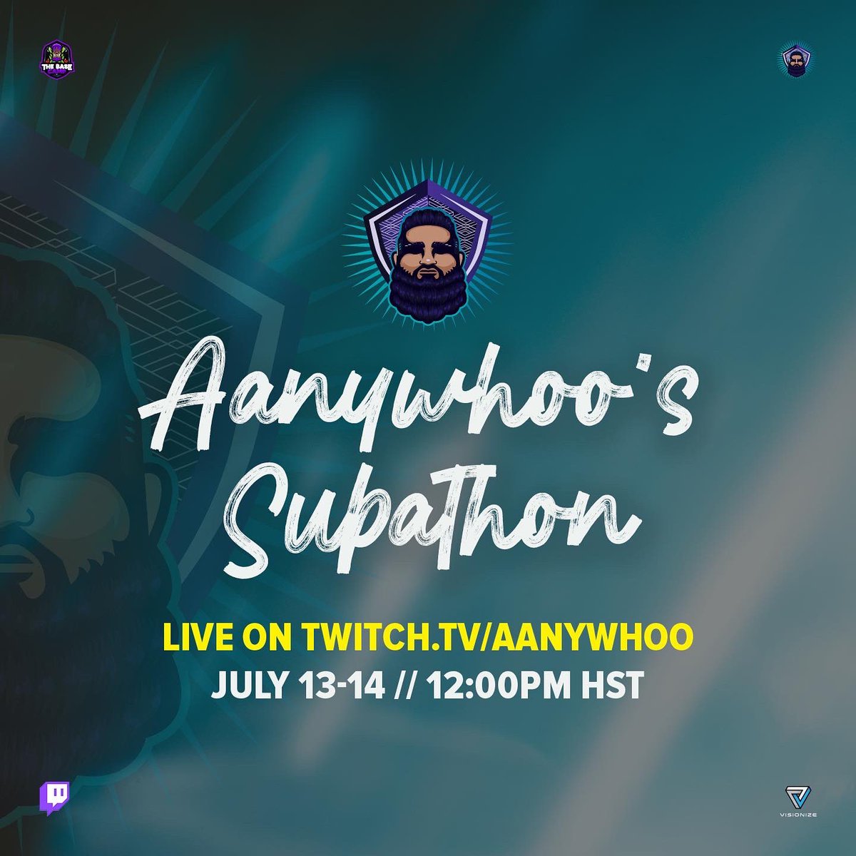 antonioagosto's tweet photo. 2 Days Left until my first ever Subathon 🏆🙌🏽 I look forward to seeing you all on Twitch to grow our family! #thebasecampclan #visionize #aanywhoo https://t.co/qiRJmb1biz