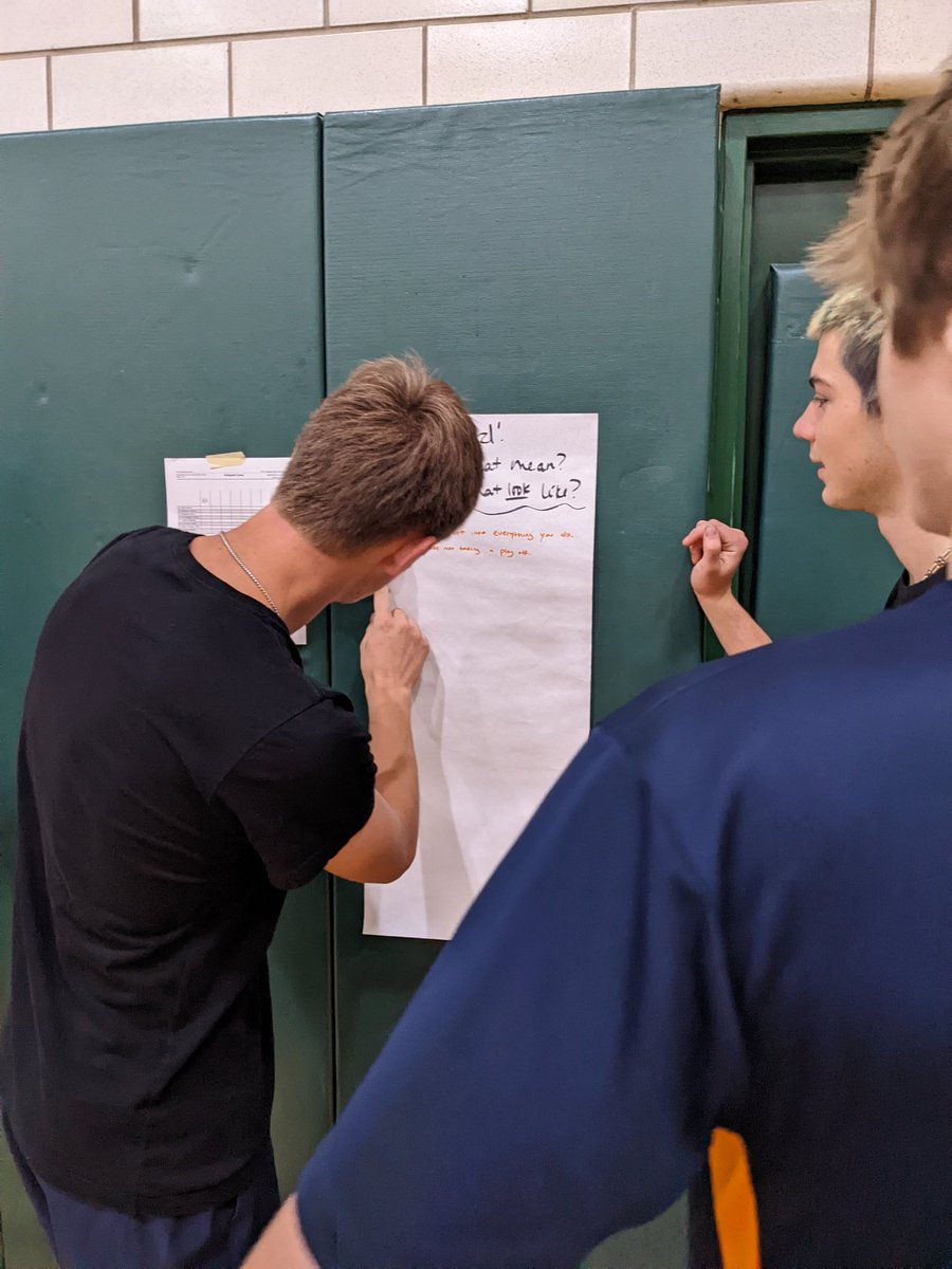 Fremd_Boys_VB's tweet photo. Great first day of camp at Fremd High School! Taking ownership of the program we want to be and what we want to be known for! #whatcanyoucontrol #leavealegacy #acountabilitychecks @FremdAthletics https://t.co/bHHhdM8B3Y