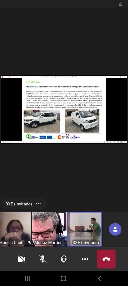Se desarrolló mediante videoconferencia Comité de Seguimiento del Proyecto 3XE 🇨🇺, donde se presentó el Informe Semestral del año 2022 a representantes de la <a href="/AECID_es/">AECID</a> <a href="/AECID_Cuba/">AECIDCuba</a> <a href="/Coop_Esp_CR/">Cooperación Española en Costa Rica</a> <a href="/EUROCLIMA_UE_AL/">EUROCLIMA</a>

#EuroclimaPlusEnergia #CedaiCuba #Proyecto3XE