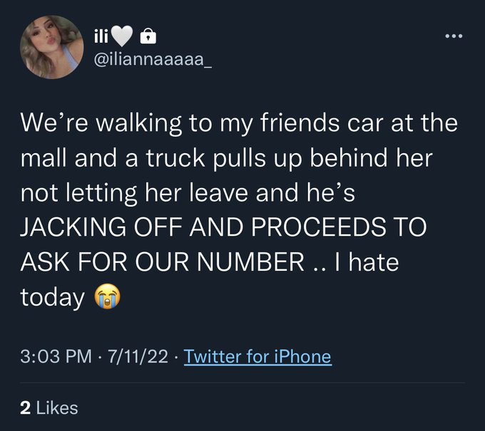 Dear Men, I will vandalize your fucking vehicle and then get you jailed for sexual harassment, indecent