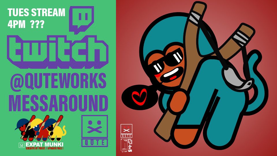 About to stream and updates! Twitch.tv/QUTEWorks