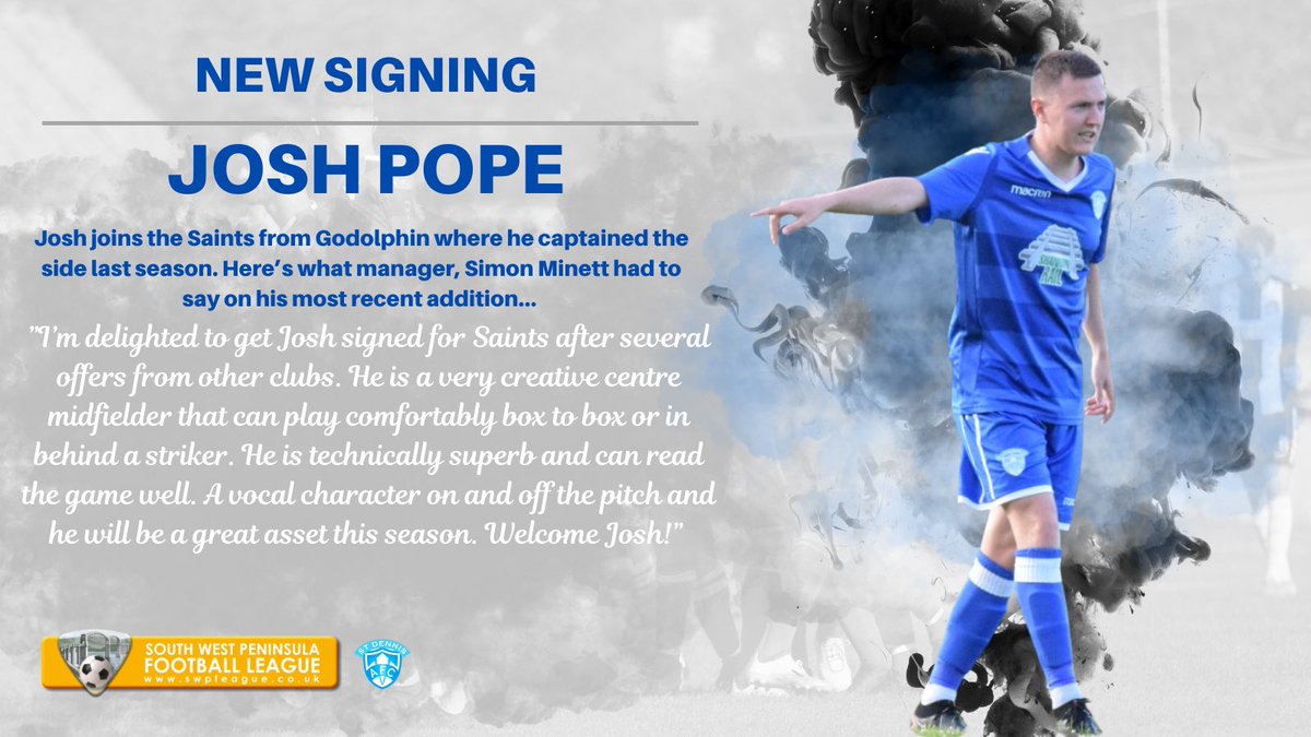 StDennisAFC1's tweet photo. Welcome to Saints Josh Pope!

💙⚽️ https://t.co/7WiH9z0MBN