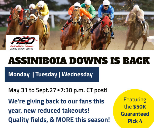 Daily Racing Form on Twitter: "Assiniboia Downs tonight! The guaranteed ...