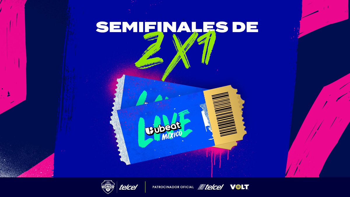 ¡Este miércoles y jueves, tendremos boletos 2x1 para #UbeatLiveMX en <a href="/Ticketmaster_Me/">Ticketmaster México</a>! 🏆

Habrá un código especial que daremos en las transmisiones, y solo será válido durante las mismas. 😉

7:00 p.m #DDHLOL: Twitch.tv/lvpmexlol | Youtube.com/LVPLAN.