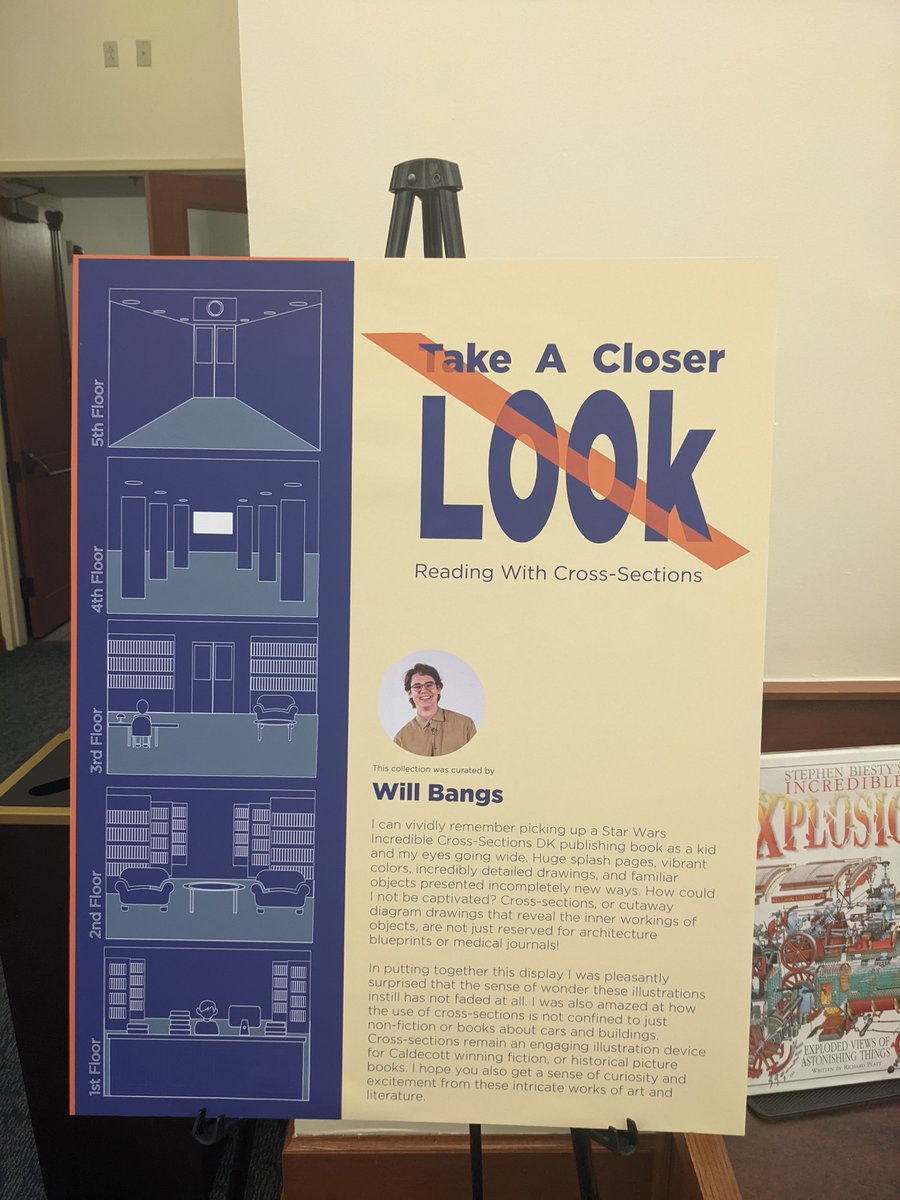 Have you visited the 2nd floor recently? Our Rocket Ship displays with recent award-winning children's fiction have been updated and we have a new staff picks on cross-sections books. So much to see!