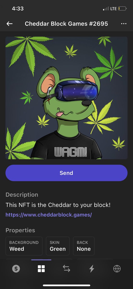1phantomdigital's tweet photo. Mad happy with the nft I received from @Cheddar_Block !! Lfg!! https://t.co/MFK9bV6dqC