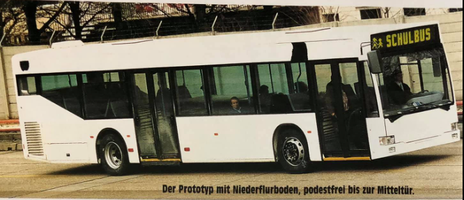 Pi_Eye_'s tweet photo. Le prototype du Citaro en mars 1997, 3 mois avant la présentation du modèle au salon de l'UITP de Stuttgart en juin 1997. https://t.co/uh75xonIyn