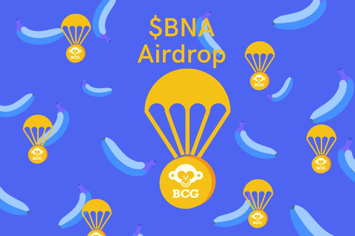 BabyChimpGang's tweet photo. Check out your wallets #BCG holders. 🪂
Fresh $BNA tokens have been airdropped.
$BNA will be the #BCG utility token and integrated into the #BCG game.
$BNA tokens are currently only available via airdrop.
Holders of #BCG #BCGE and #BCGH will get new tokens the next 2 quarters. https://t.co/77sceZVoLx