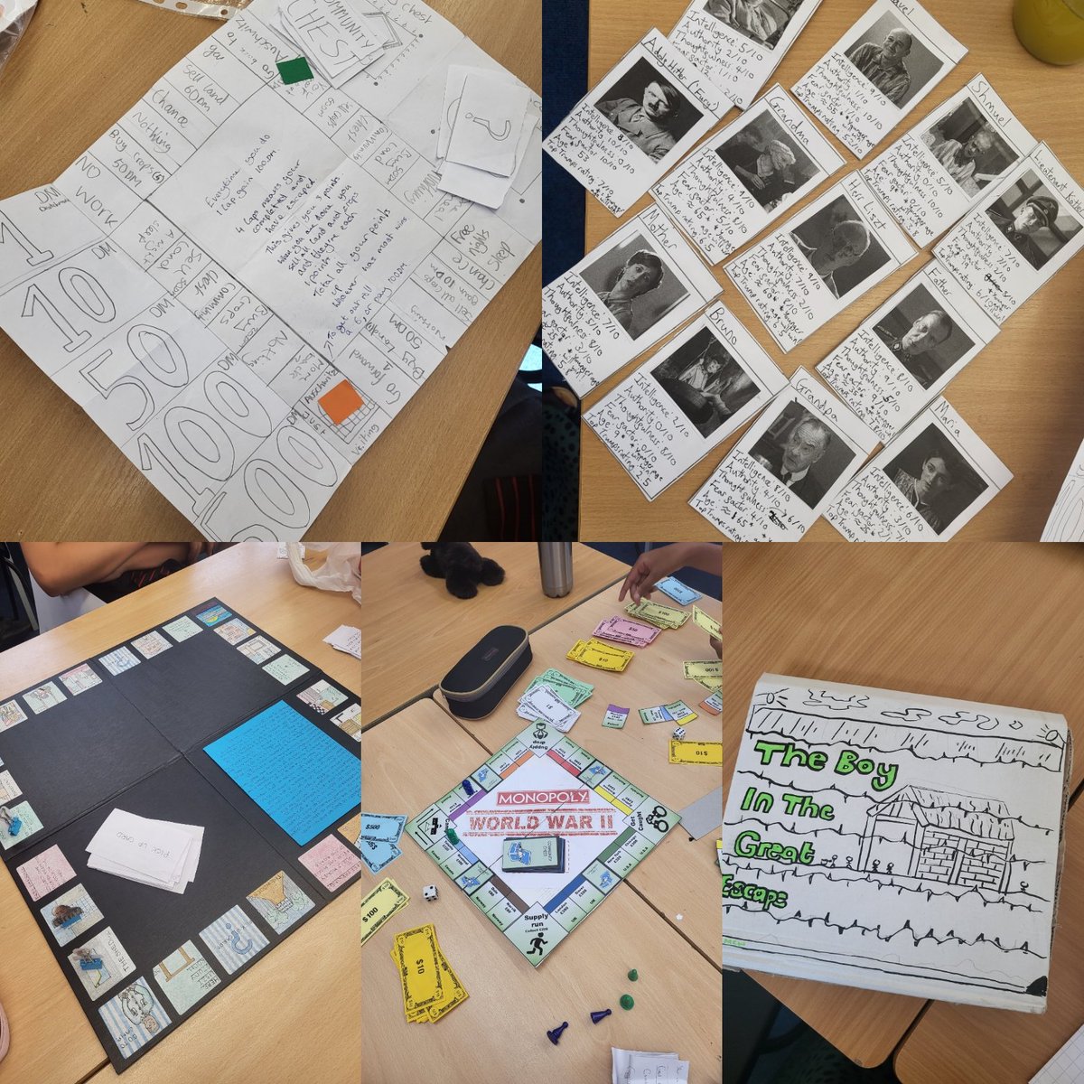 lornie45's tweet image. Just a selection of some of my Year 8&apos;s homework. They were tasked with creating their own game that linked to the book Boy in Striped Pyjamas. The level of effort is just incredible! They had great fun playing them in lessons today @MVM_school #empower #inspired #incrediblework