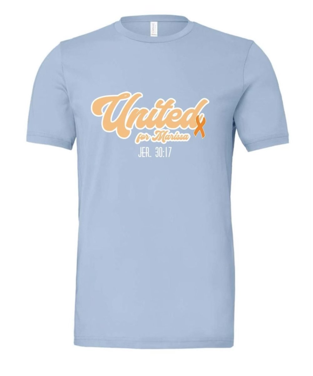 A link will be attached below to purchase these tshirts, all proceeds will go to my treatment at Children’s Specialized Hospital!! Thank y’all in advance and God bless 🧡🎗 #fightlikemarissa                           stone-tower-grafix.printavo.com/merch/marissas…