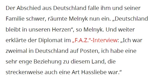 HugoDrealy's tweet photo. @MelnykAndrij Ja, ganz genau Du Heuchler.
Was für ein Arschkriecher, der @MelnykAndrij doch sein kann.
Hassliebe zu DE... Du Sesselpupser hast Dich doch Sauwohl hier gefühlt. https://t.co/OssohC8OE8