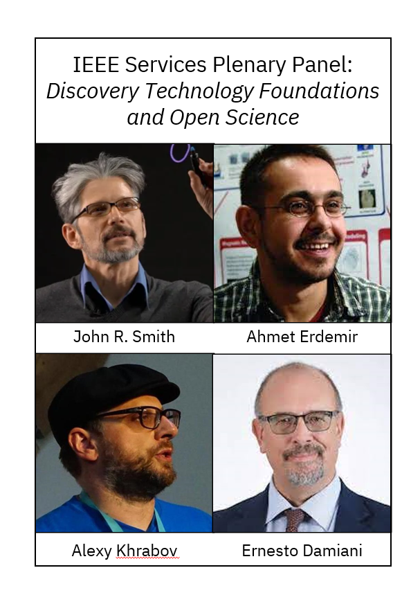 John R. Smith (@johnrsmithmm) on Twitter photo Join the Plenary Panel at IEEE Services on 7/12 on "Discovery Technology Foundations and Open Science" with Ahmet Erdemir <a href="/ClevelandClinic/">Cleveland Clinic</a>, Alexy Khrabrov <a href="/ChiefScientist/">Alexy 🤍💙🤍</a>, Ernesto Damiani <a href="/edamiani064/">ernesto damiani</a>, and @johnrsmithmm (moderating) conferences.computer.org/services/2022/… #AcceleratedDiscovery Join the Plenary Panel at IEEE Services on 7/12 on "Discovery Technology Foundations and Open Science" with Ahmet Erdemir <a href="/ClevelandClinic/">Cleveland Clinic</a>, Alexy Khrabrov <a href="/ChiefScientist/">Alexy 🤍💙🤍</a>, Ernesto Damiani <a href="/edamiani064/">ernesto damiani</a>, and @johnrsmithmm (moderating) conferences.computer.org/services/2022/… #AcceleratedDiscovery