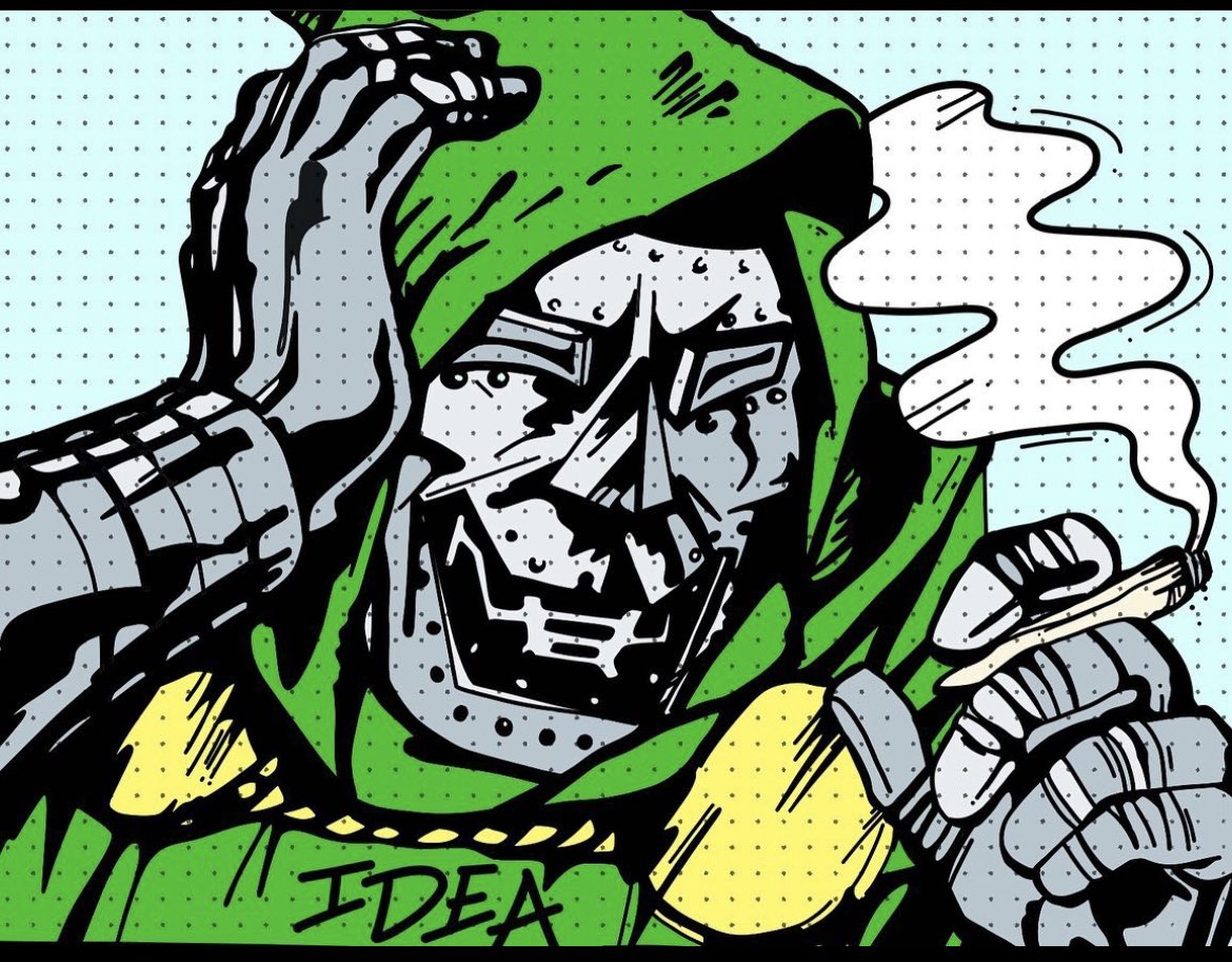 idea_the_great's tweet photo. DOOM DAZE #doctordoom #MFDOOM https://t.co/TlBwlJCkPo