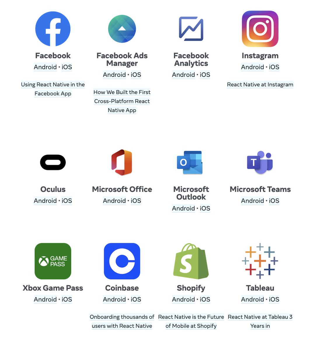 Oh well look at that, some new icons popped up in the #reactnative showcase page... 👀

reactnative.dev/showcase