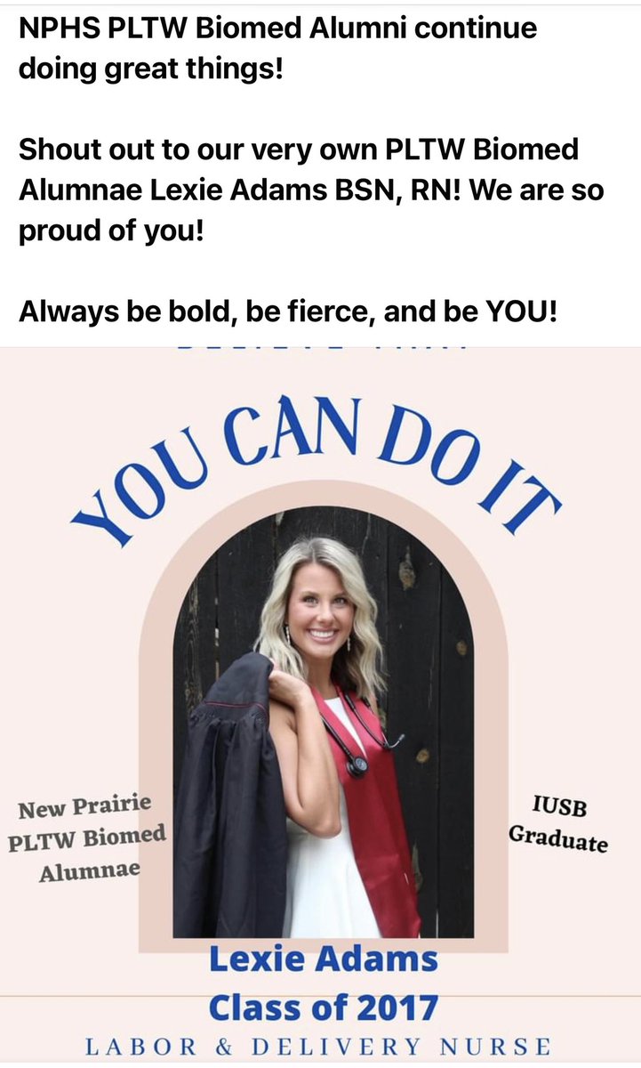 IUSB School of Nursing tweet media