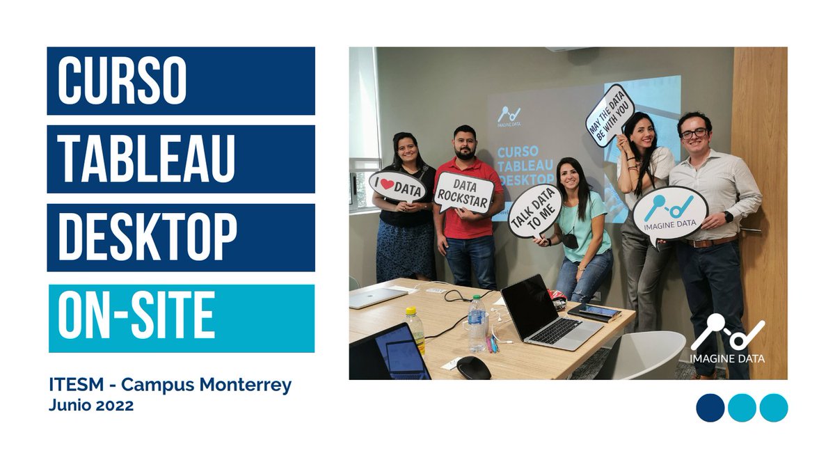 Imagine_Data's tweet photo. ¡Regresamos a los cursos presenciales!

La semana pasada tuvimos la oportunidad de impartir el Curso de #Tableau Desktop Básico en #Monterrey. 📊🐏

#dataanalysis #datavisualization #businessanalytics https://t.co/uBdGMGRz4x