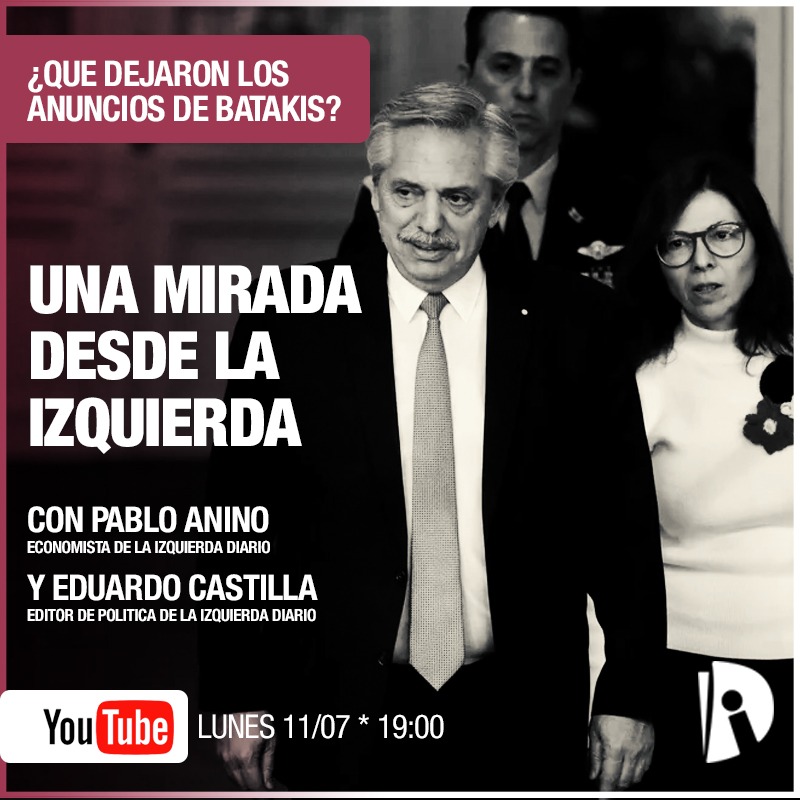 EnClaveRojaMDP's tweet photo. 🔥 Desde las 19:00 hs en el canal de YouTube de La @izquierdadiario 🔥
#MartinGuzman #Batakis #AlbertoFernandez #LaIzquierdaDiario https://t.co/7LvHXQVCtw