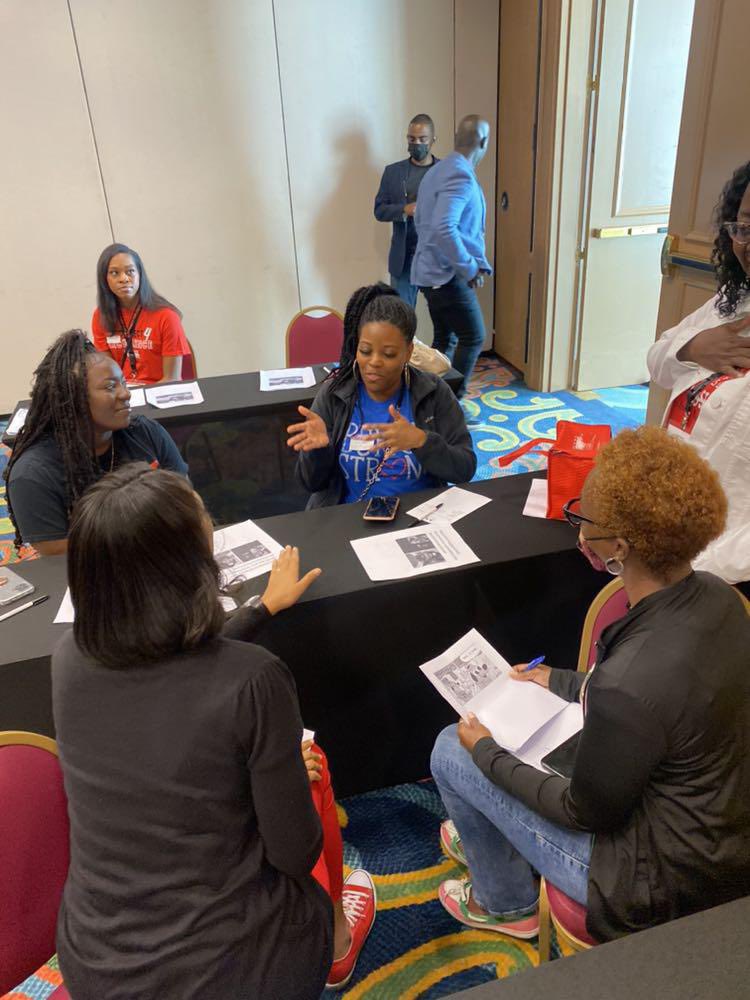 phylicia_f's tweet photo. I had the most amazing experience at the @HAABSE3 conference. Thanks to the PD committee for selecting me to present. I am still so thankful for all the love and positive feedback from attendees. I’m looking forward to getting involved with HAABSE. #HAABSEreconnect https://t.co/6h2bK0tejP