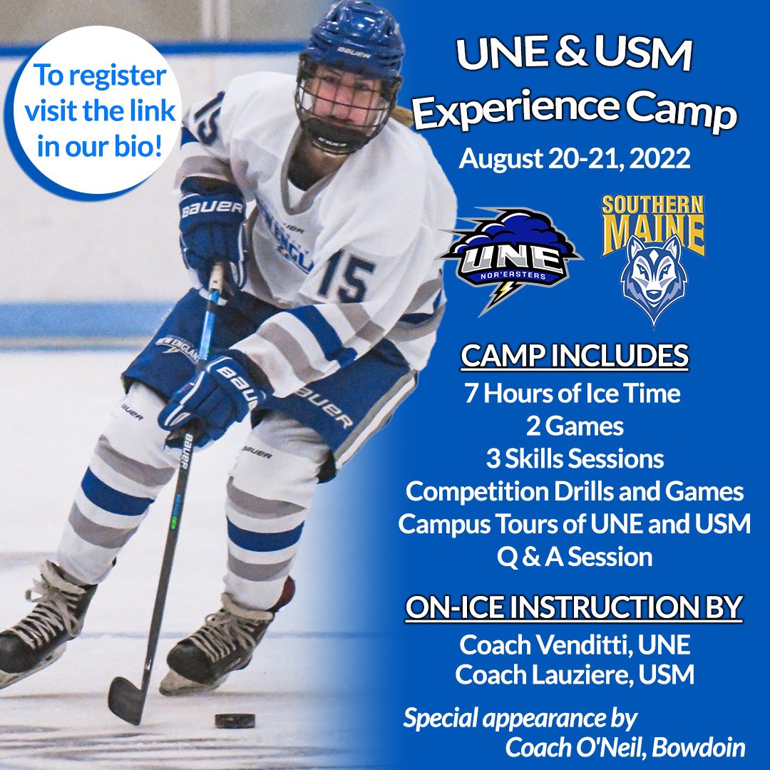 UNE_WHOCKEY's tweet photo. Terrific opportunity to see what college hockey is all about. https://t.co/FNzAJs24Ml