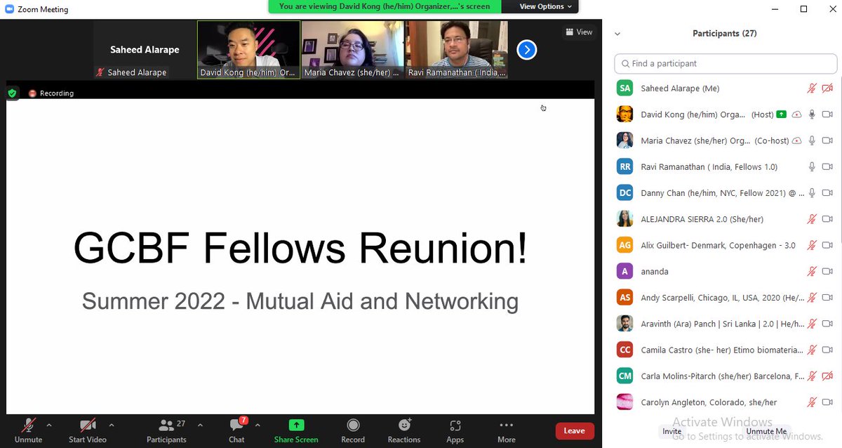 saheed_alarape's tweet image. Our first Community Bio Fellows Reunion was highly interactive, such a good moment catching up with some beautiful faces again. Discussing impactful &amp;amp; wide-ranging issues.

Let's do more, going forward! 🤝

#biosummit #communitybio @globalbiosummit