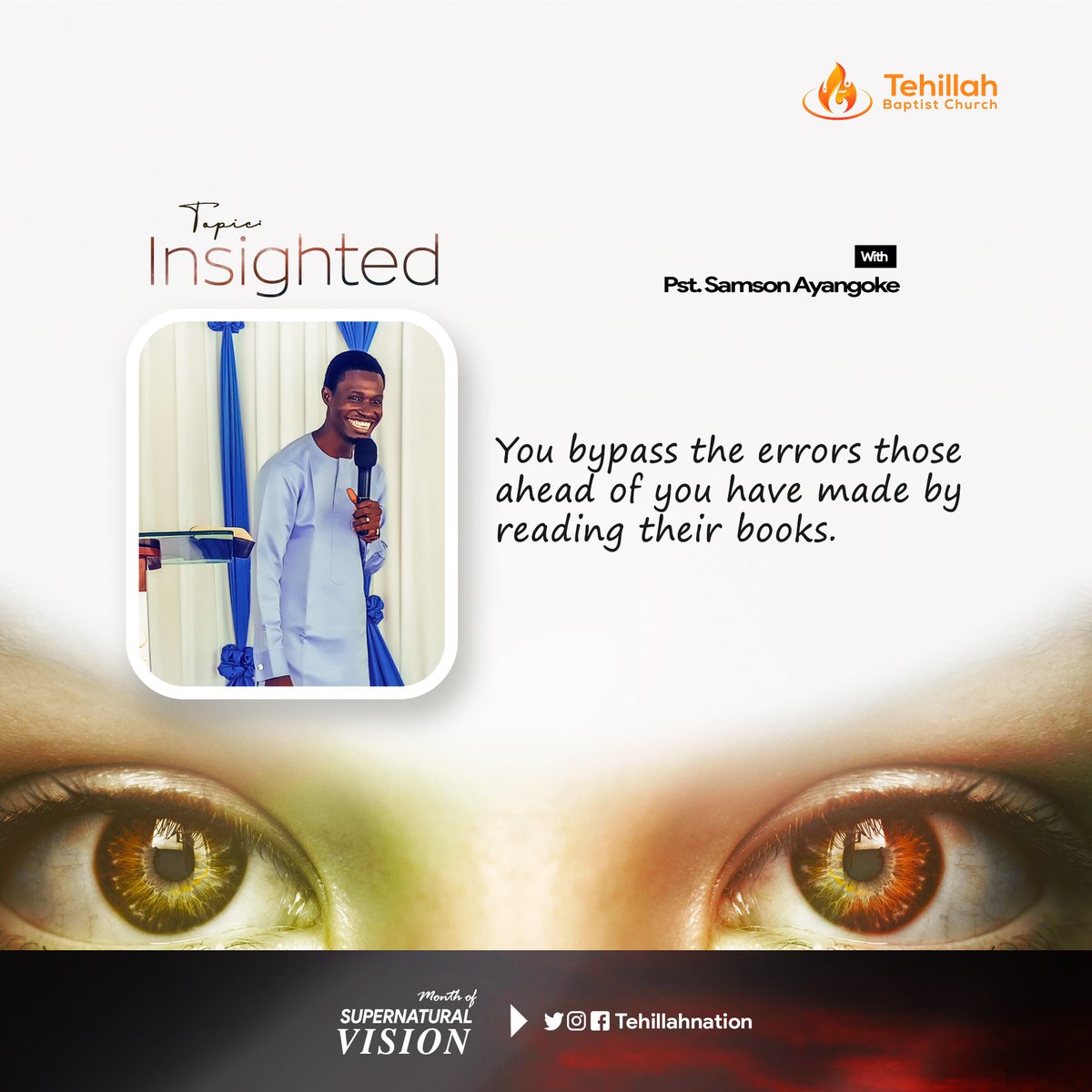 TehillahNation's tweet photo. Excerpts from Sunday service (July 10, 2022)
#insighted
#supernaturalvision
#excerpts
#tehillahbaptistchurch https://t.co/GqTHWNvxy5