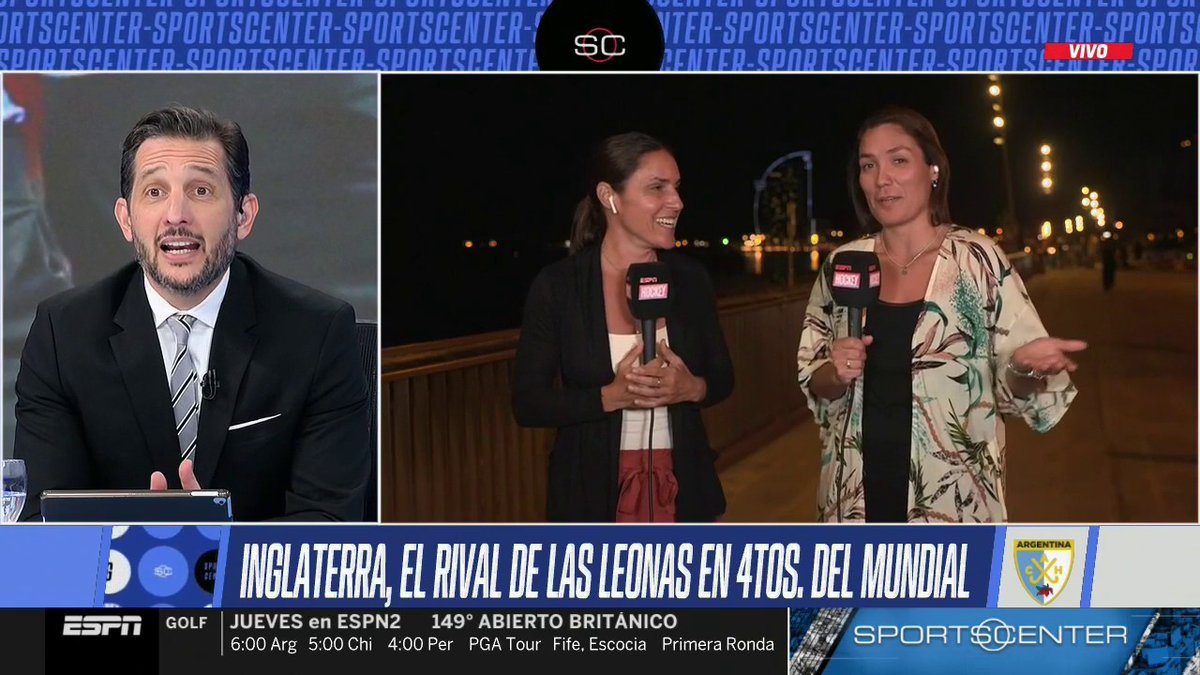 Desde Barcelona, se suman @MechiMargalot y @GarciaSole10 a #SportsCenter con las últimas novedades de Las Leonas. 📺 #ESPNenStarPlus ➡️ dis.la/SportsCenter_T…