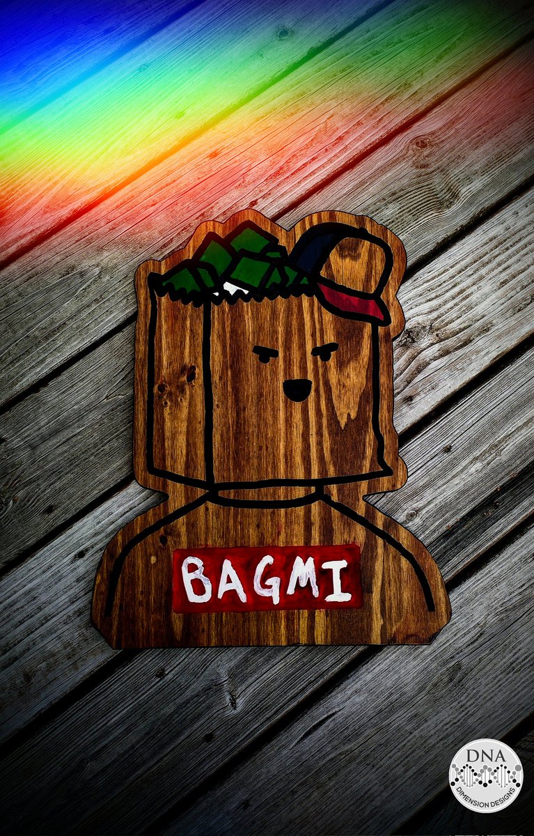🔥this is Web3 VS Web4B me 👊

I carved my bagner out of wood & painted it to show how bagner I am! 

I 👀 you who dis me

Fade the fake bagners 
It's a new #Web4Bagners

💜 legit 🧬

#Bagner #BAGMI #NFT #Art #NewPFP #NFTCommmunity #NewProfilePic #Diss #Faded #OGWL #DesignedDNA