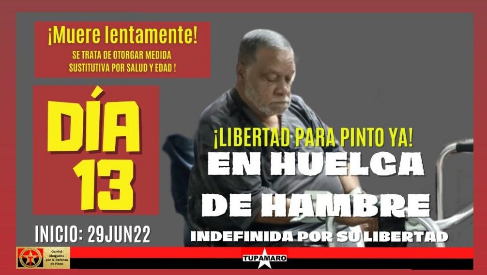 Desde Cojedes tupamaro originario leal venceremos José Tomás Pinto
