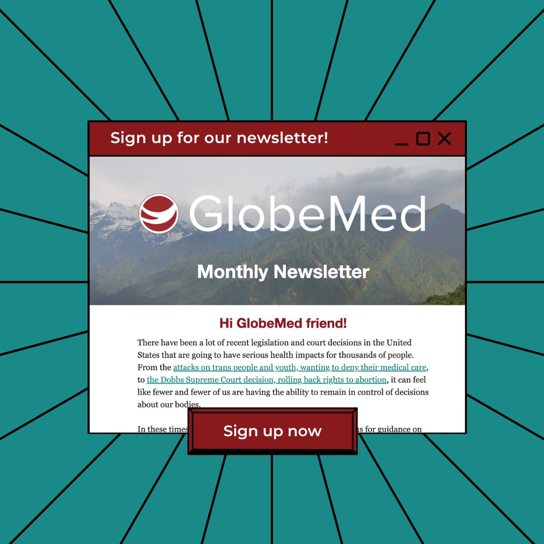 GlobeMed tweet media