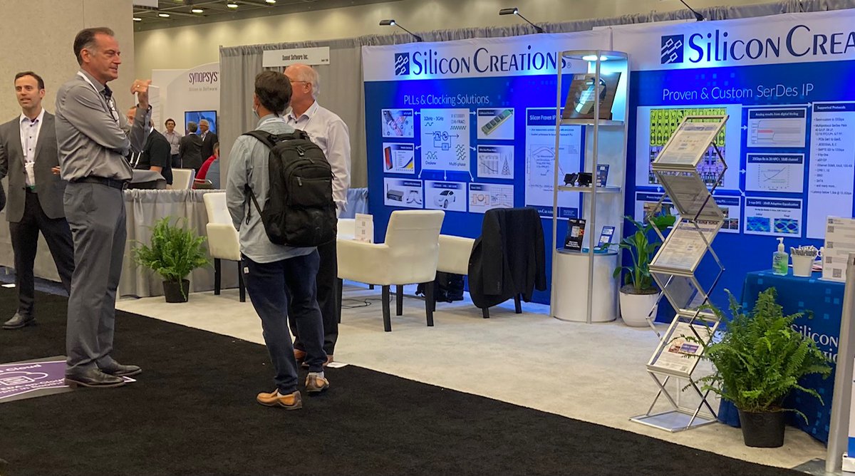 SiliconCreatio1's tweet photo. We are here and in-person at @59thDAC. Stop by our booth #1338 and set up a time to meet with one of our experts. We look forward to chatting with you!
#PLLs #SerDes #5nm #designreuse https://t.co/zFu10CSI7p