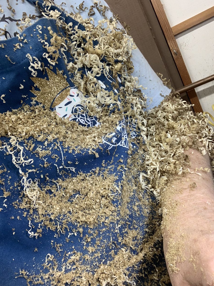 Arrowmont woodturning class day 1 in the books. 2 finished pieces! Pockets full of wood shavings. <a href="/ArtsTcs/">TCSFineArts</a> <a href="/TCSPublic/">TullahomaCitySchools</a> <a href="/DrCatStephens/">Dr. Catherine Stephens</a> #arrowmont #craftschoolexperience