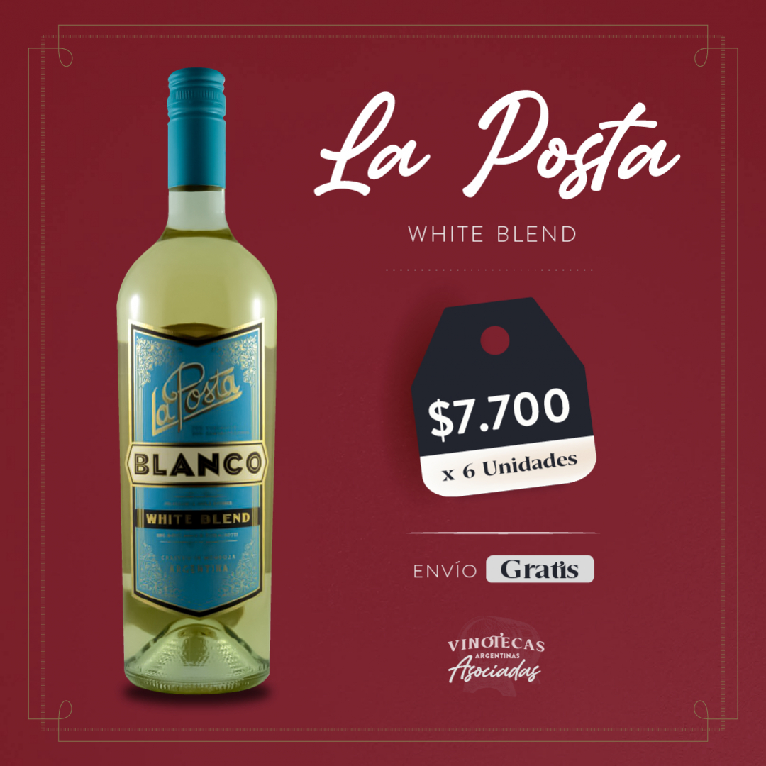 #LaPosta White Blend 🍾

🔸El corte es reluciente, #fresco con #durazno blanco maduro y notas #florales en la nariz.

🔸Explotan en el paladar sabores como corteza de #miel y #lima fresca, seguidos rápidamente por un final largo y #balanceado.

ENVÍO GRATIS A TODO EL PAÍS✈️