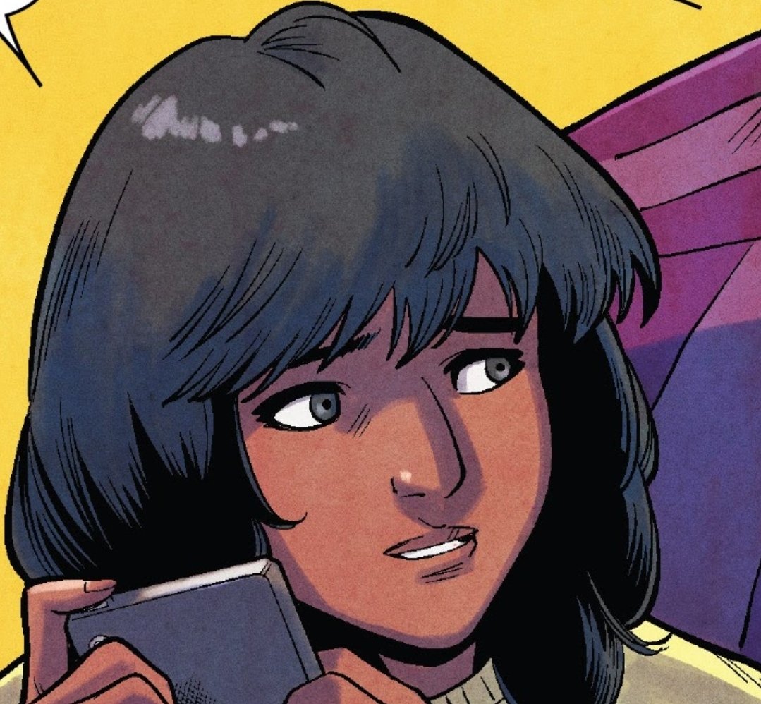 ...she would only offer him an awkward silence as she tries to think of the most convincing reply to prove her point.

"...nuh-uh."