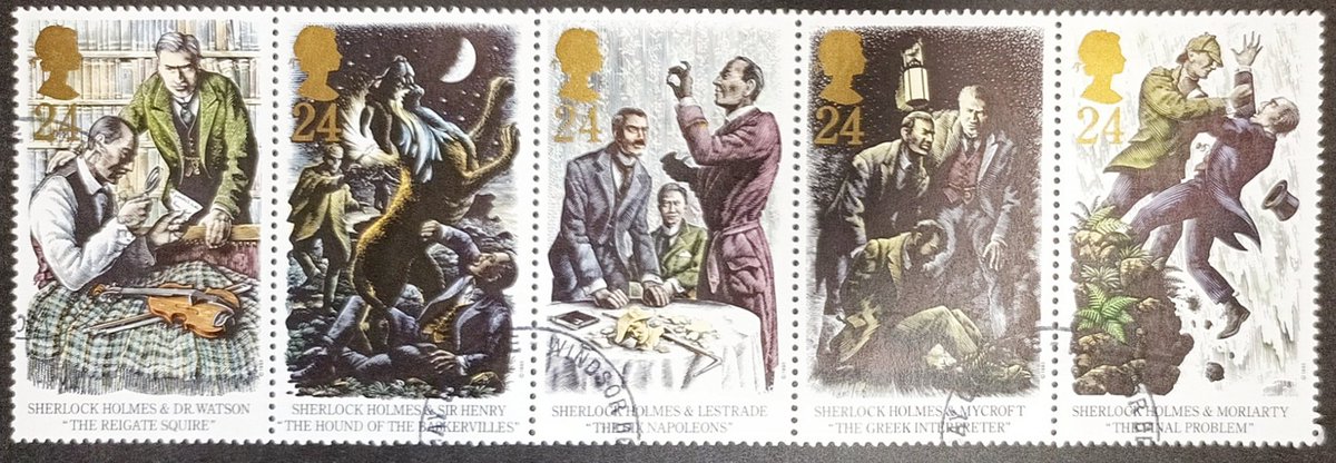 I'd almost given up hope of get a full set of these, but here they are : SG1784-1788.