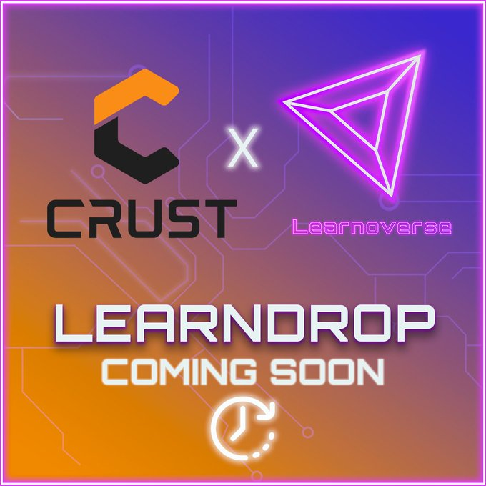 famoussaidwhat's tweet photo. 📚 @Learnoverse partnership with @CrustNetwork, a Web3.0 Storage for the #Metaverse
📚 #Learnoverse by BitDegree, The First Open-World Crypto Learning #Metaverse
🔽INFO
https://t.co/eOHx3Aab7Q https://t.co/KnmhSc5Fe1